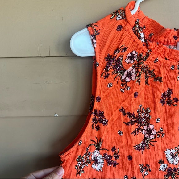 Fever Women's Sleeveless Boho Top Size XL Hippie Peasant Floral - Picture 3 of 6